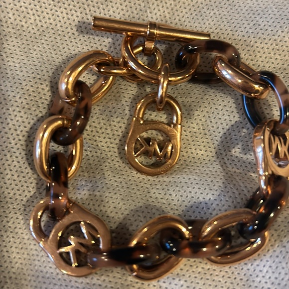 Women’s Michael Kors Rose Gold and Tortoise bracelet - Picture 2 of 4